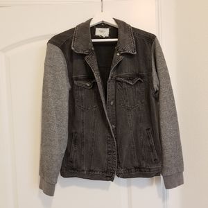 Forever 21 black denim jacket